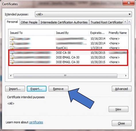 delete smart card certificates|how to delete cac certificates on computer.